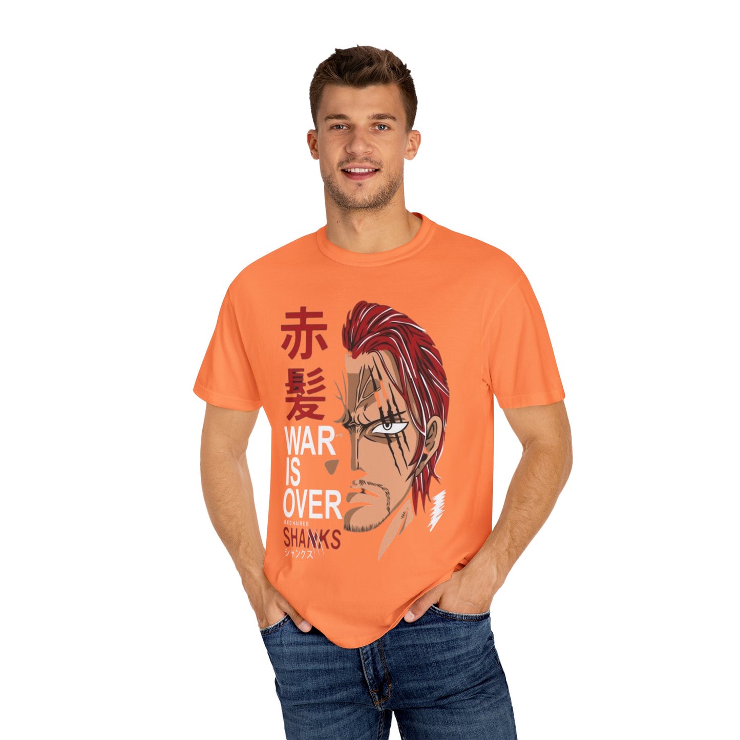 Unisex Anime War is Over T-shirt with Bold Message - Perfect for Fans, Gifts, Events, Merch, Streetwear, and Casual Wear