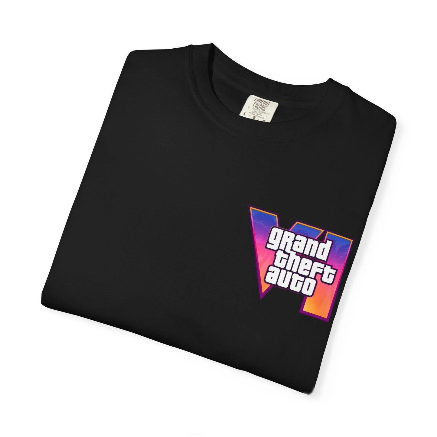 VICE CITY 6 VI Unisex T-Shirt - Gamer Tee, Video Game Gift, Casual Wear, Birthday Present, Graphic Tee