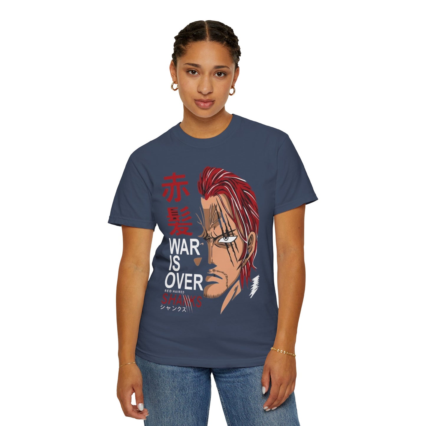 Unisex Anime War is Over T-shirt with Bold Message - Perfect for Fans, Gifts, Events, Merch, Streetwear, and Casual Wear