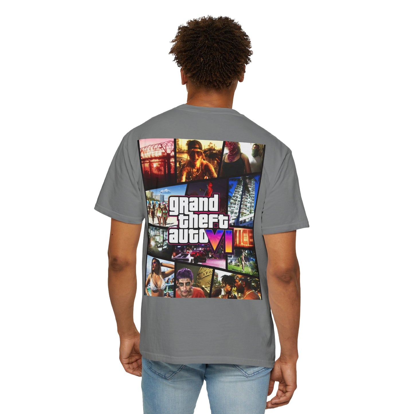 VICE CITY 6 VI Unisex T-Shirt - Gamer Tee, Video Game Gift, Casual Wear, Birthday Present, Graphic Tee