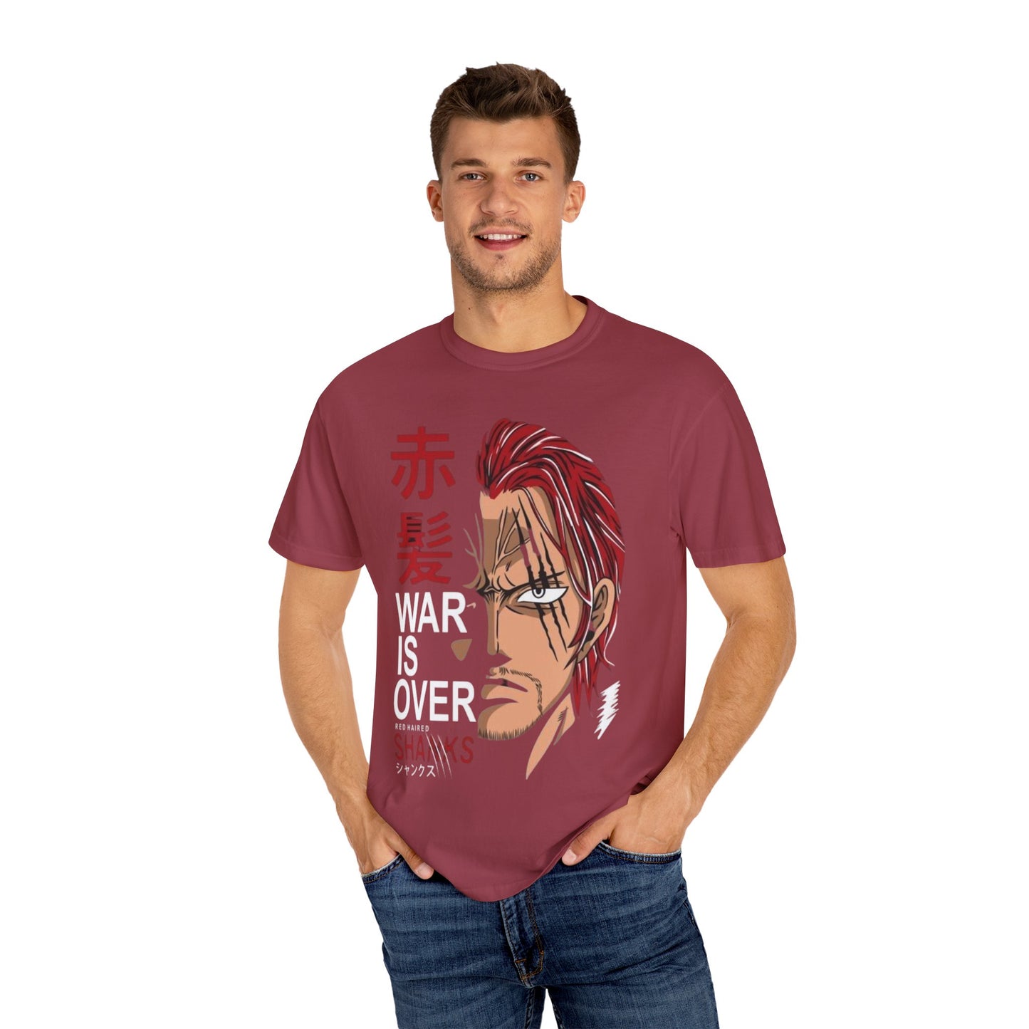 Unisex Anime War is Over T-shirt with Bold Message - Perfect for Fans, Gifts, Events, Merch, Streetwear, and Casual Wear