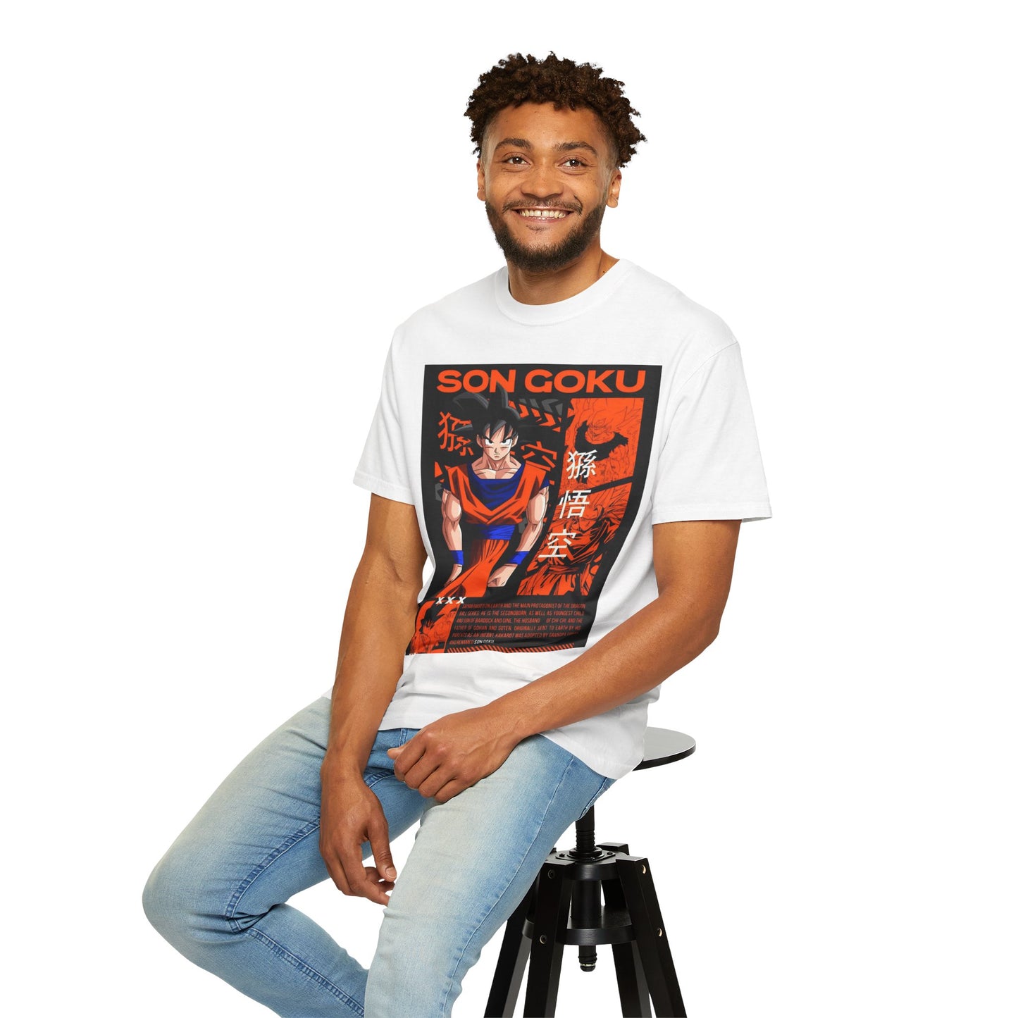 Dragon Ball Z Son Goku T-Shirt, Unisex Anime Tee, Manga Apparel, Gift for Fans, Casual Wear, Everyday Style