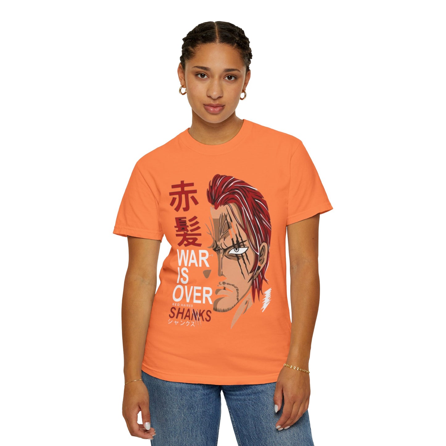 Unisex Anime War is Over T-shirt with Bold Message - Perfect for Fans, Gifts, Events, Merch, Streetwear, and Casual Wear