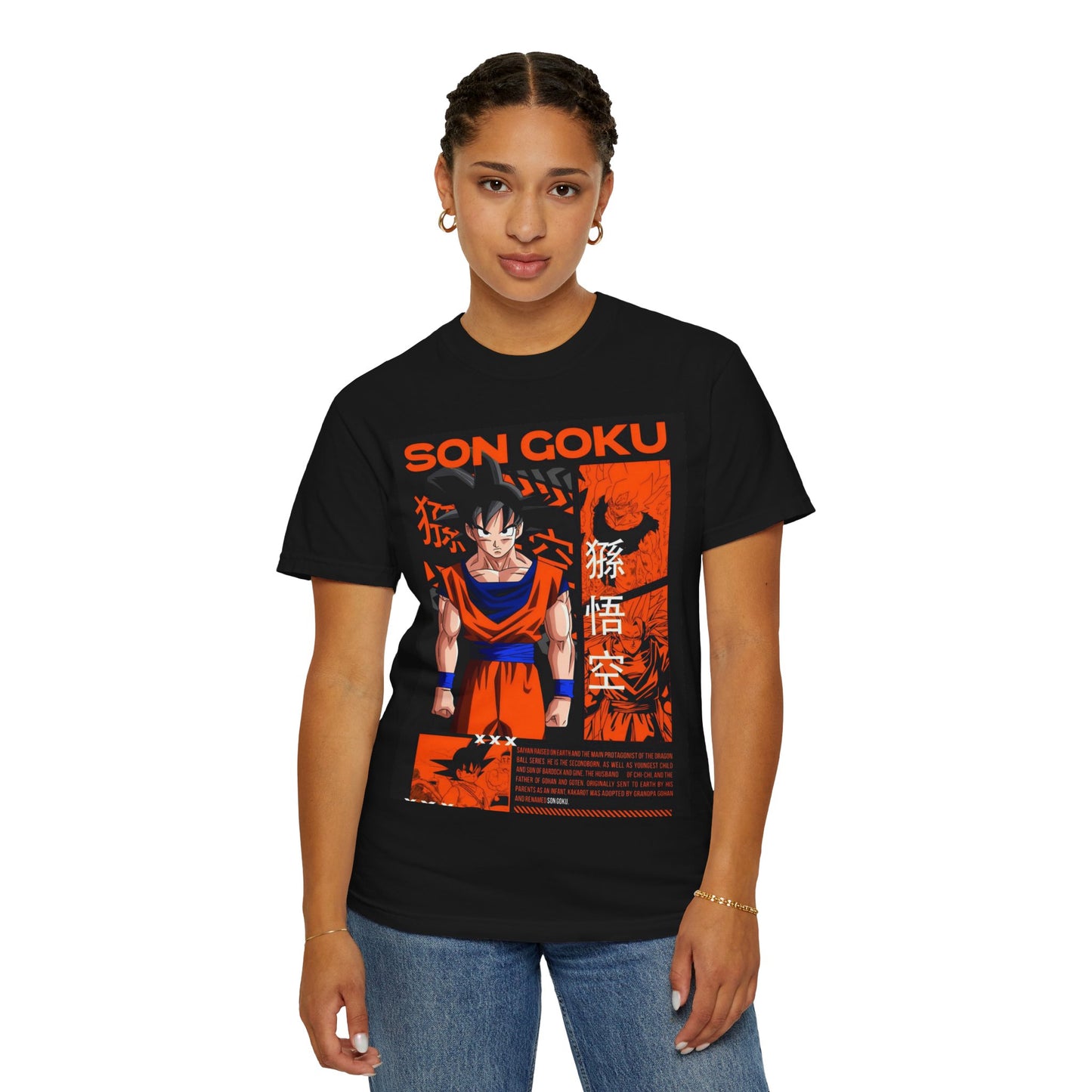 Dragon Ball Z Son Goku T-Shirt, Unisex Anime Tee, Manga Apparel, Gift for Fans, Casual Wear, Everyday Style
