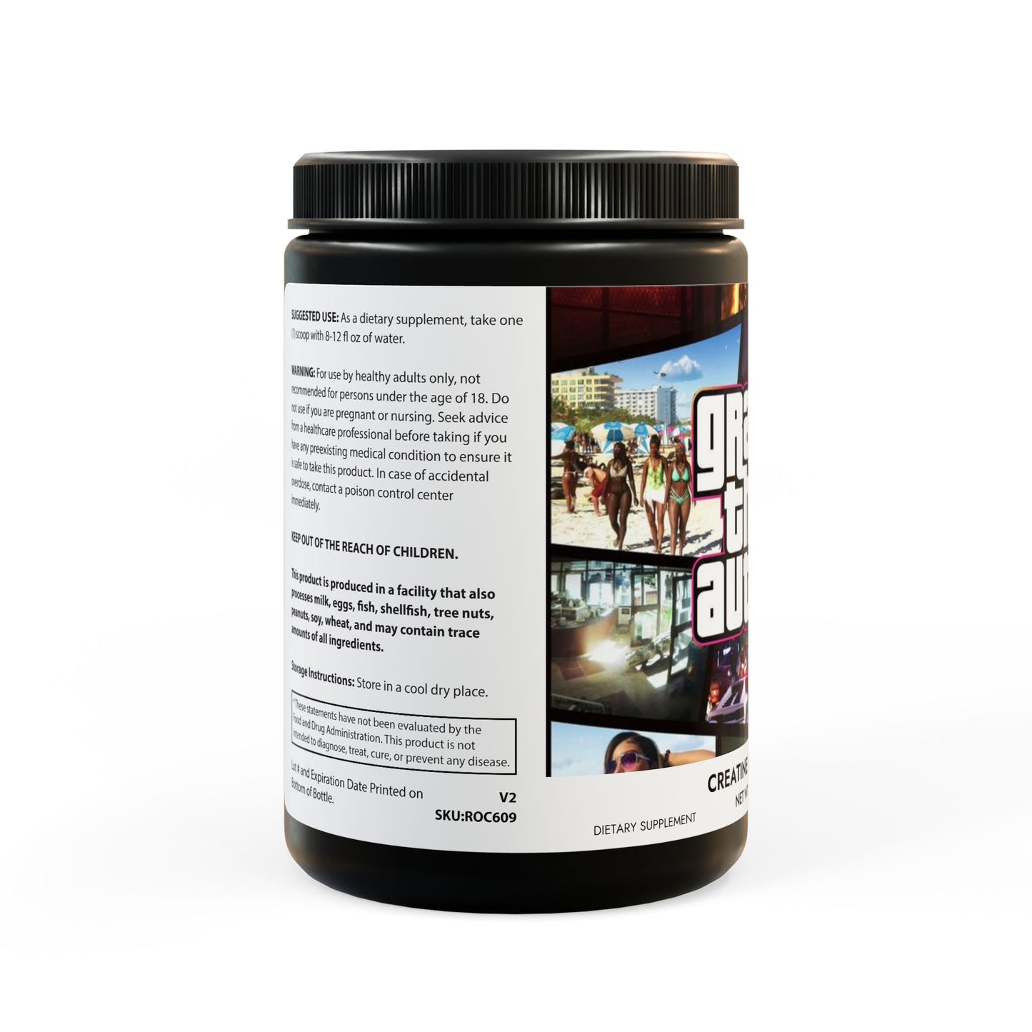 Vice City 6 Stack Creatine – Power Formula Power Boost – Vice Stack Edition(300g, 10.58oz)