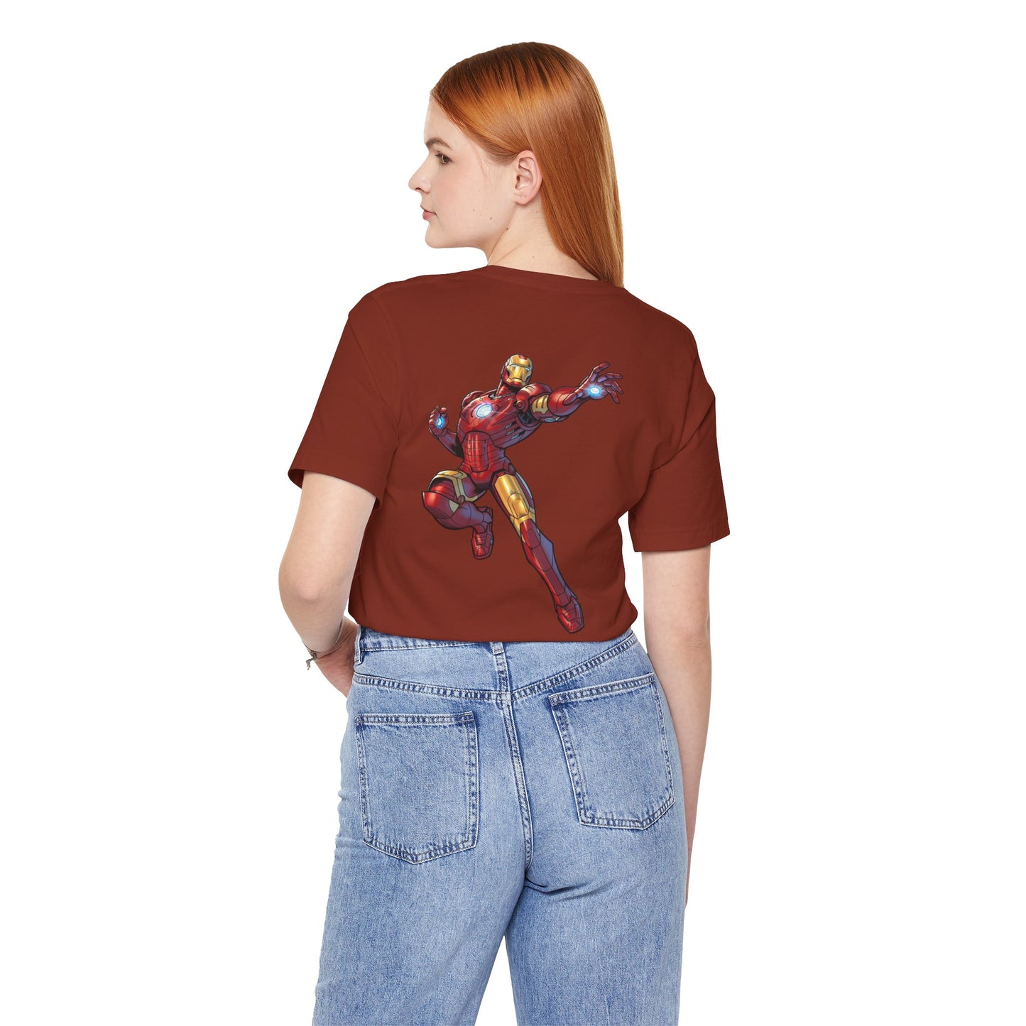 Iron Hero Unisex Tee - Comfy Gift for Fans, Superhero Apparel, Casual Wear, Geeky Fashion, Birthday Present