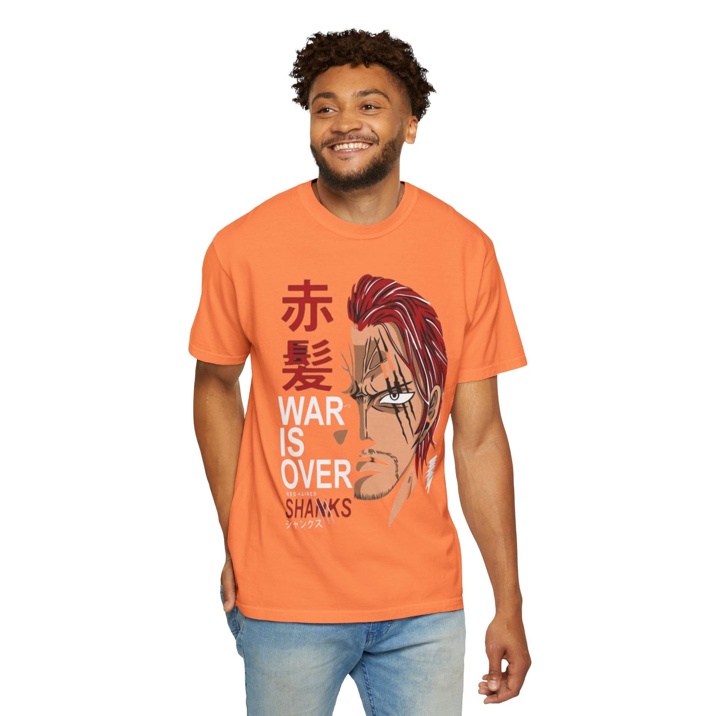 Unisex Anime War is Over T-shirt with Bold Message - Perfect for Fans, Gifts, Events, Merch, Streetwear, and Casual Wear