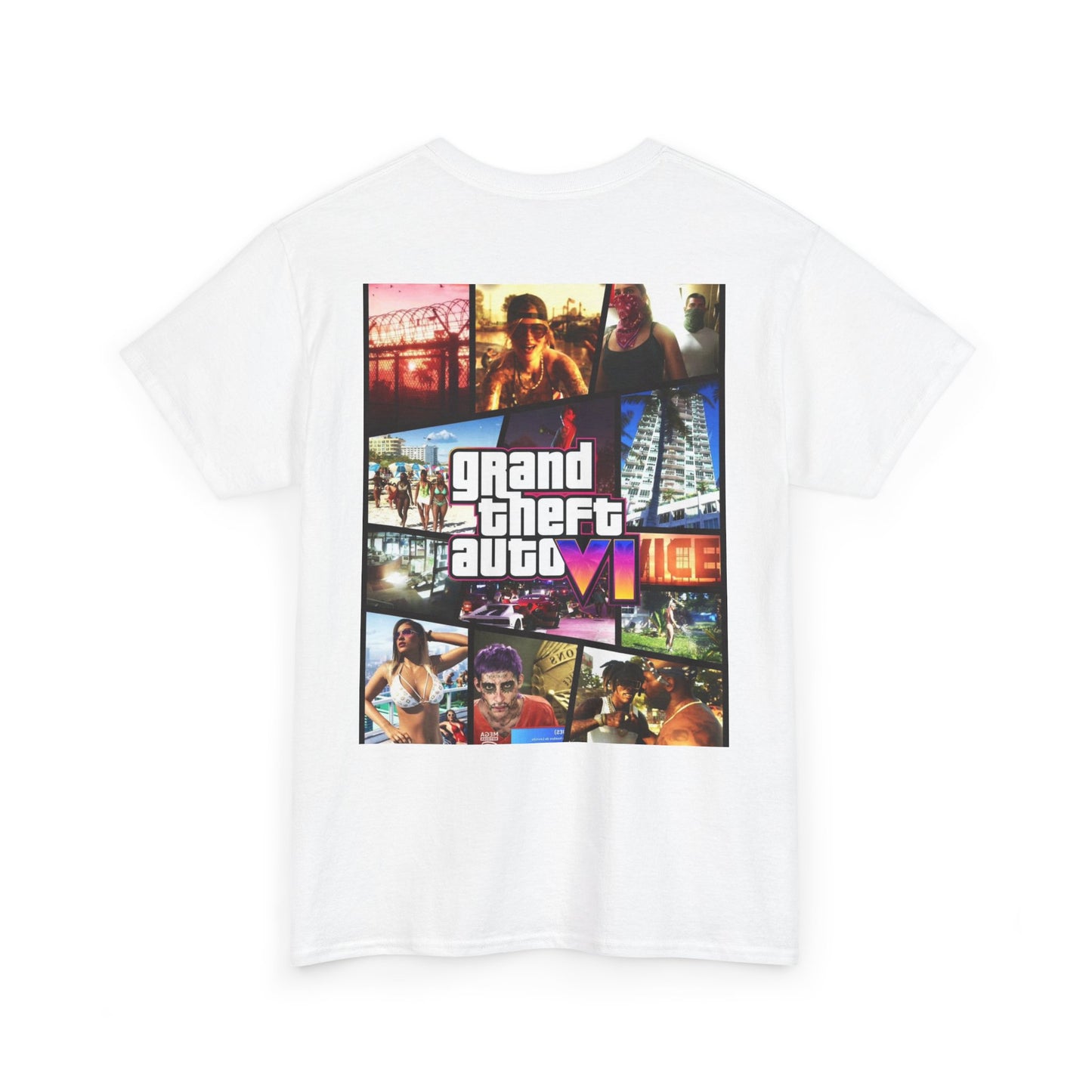 Vice City 6 Legends Tee – Duo Drop Unisex Heavy Cotton Tee, Gamer Shirt, Video Game Apparel, Retro Gaming Merchandise, Unique Gift for Gamers