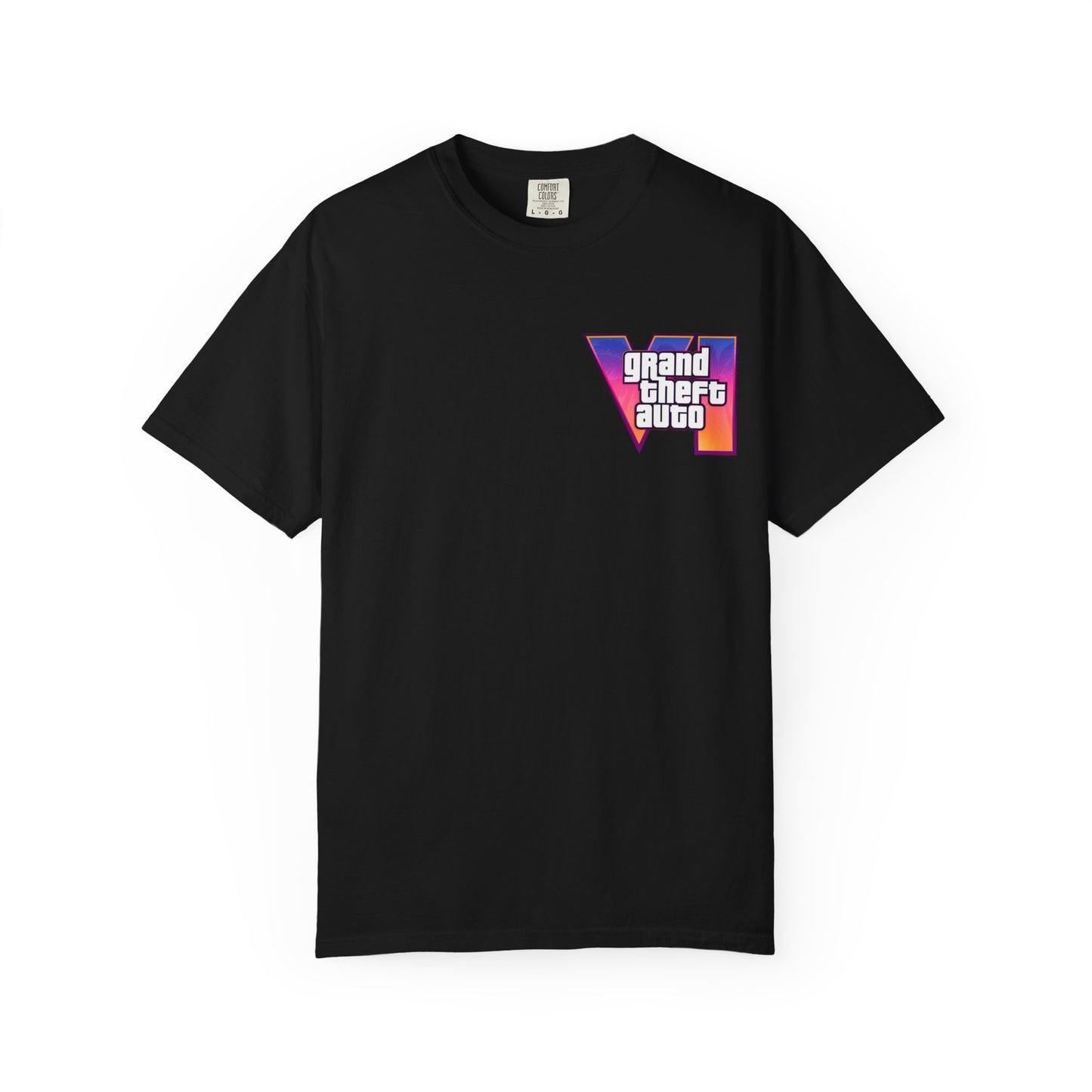 VICE CITY 6 VI Unisex T-Shirt - Gamer Tee, Video Game Gift, Casual Wear, Birthday Present, Graphic Tee