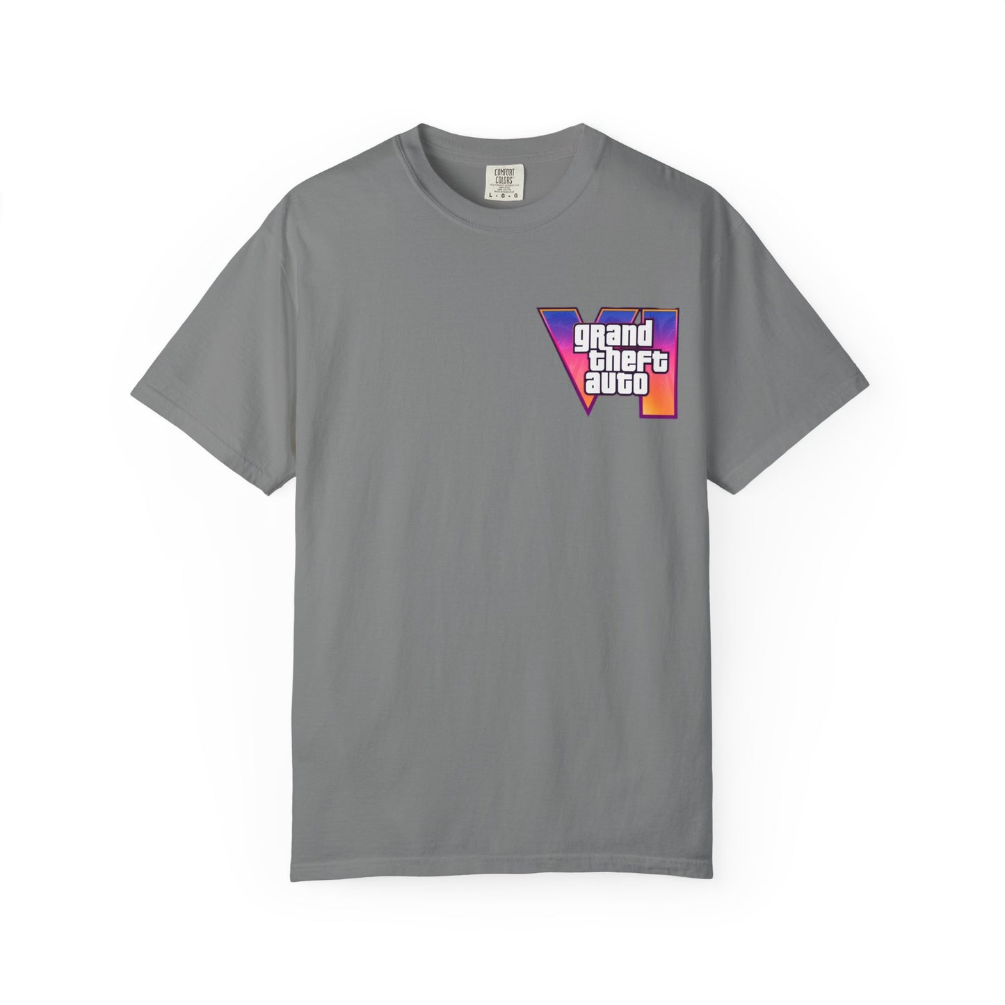 VICE CITY 6 VI Unisex T-Shirt - Gamer Tee, Video Game Gift, Casual Wear, Birthday Present, Graphic Tee