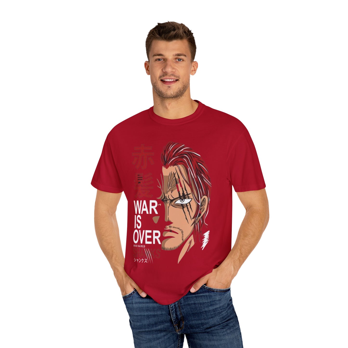 Unisex Anime War is Over T-shirt with Bold Message - Perfect for Fans, Gifts, Events, Merch, Streetwear, and Casual Wear
