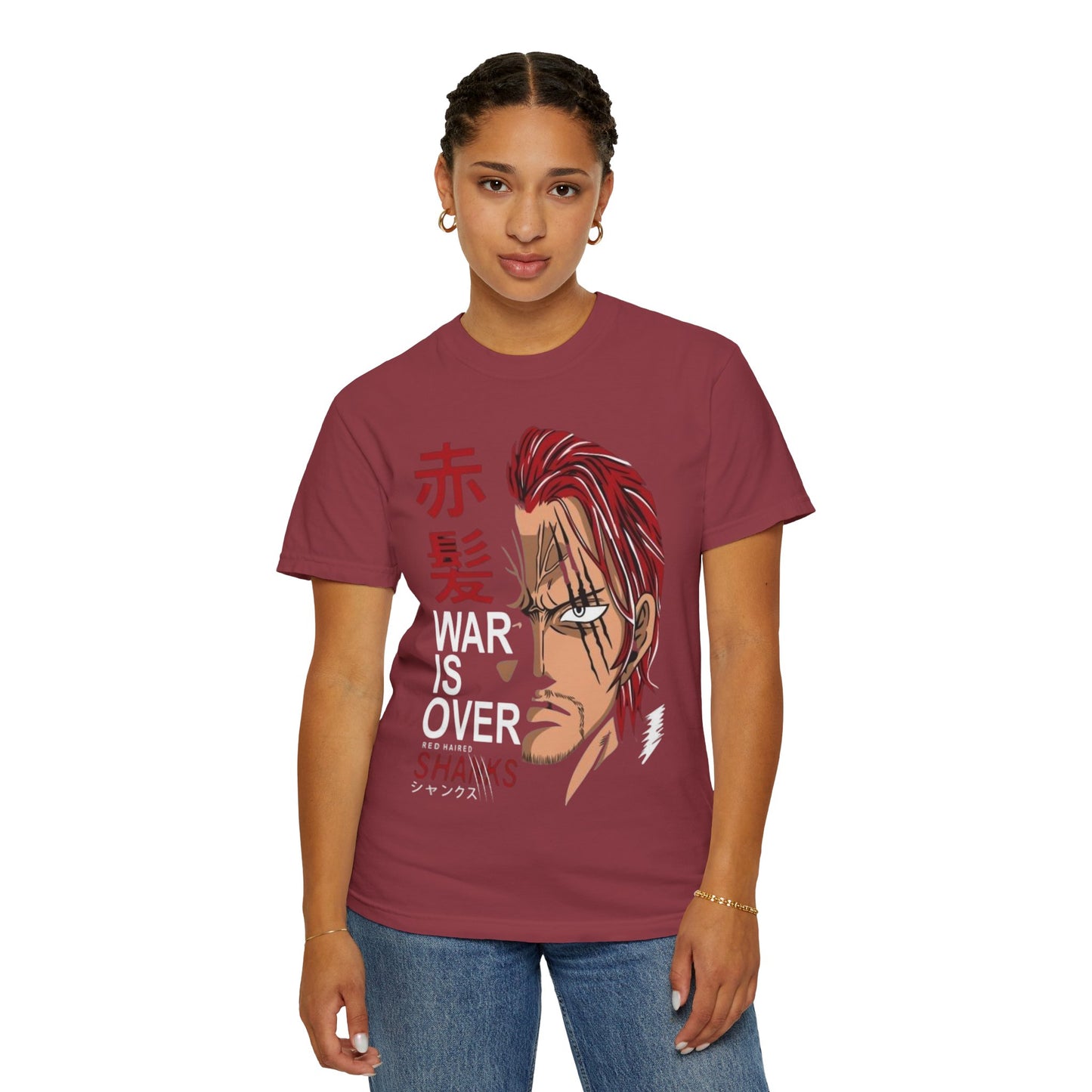 Unisex Anime War is Over T-shirt with Bold Message - Perfect for Fans, Gifts, Events, Merch, Streetwear, and Casual Wear