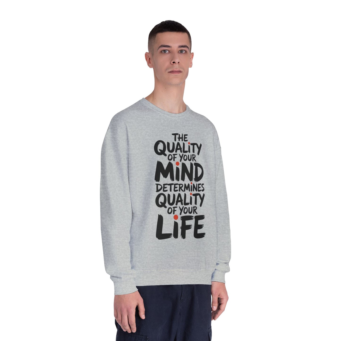 Unisex Motivational Crewneck Sweatshirt | Inspirational Gift, Cozy Loungewear, Mindfulness Clothing, Self-Care Apparel, Positive Vibes