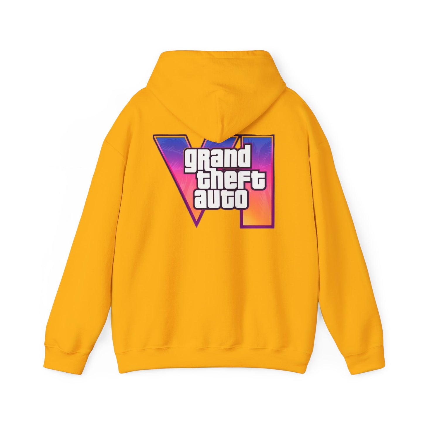 Gamer Hooded Sweatshirt | Unisex Heavy Blend™ | Retro Gaming Apparel, Gamer Gift, Video Game Hoodie, Grand Theft Auto Merch, Casual Wear