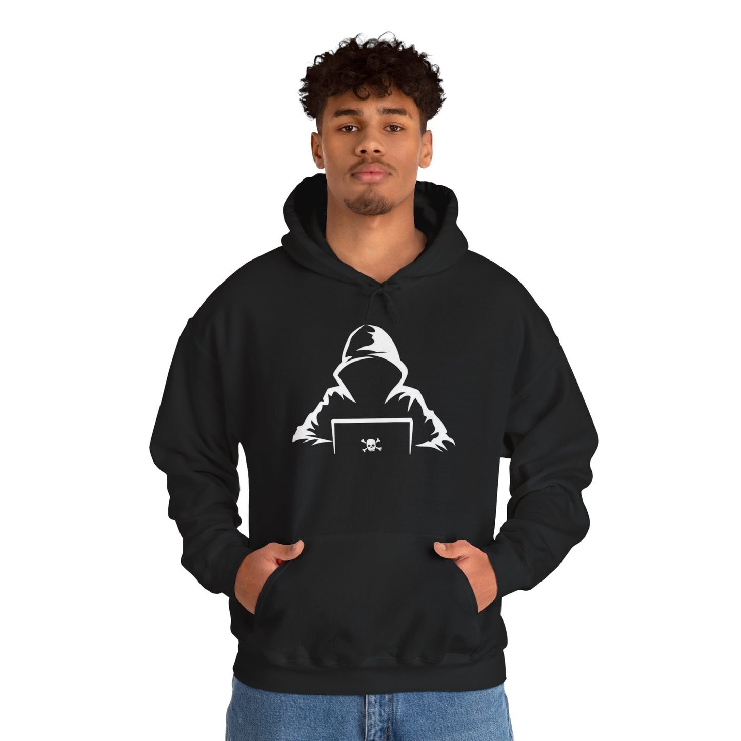 Cool Cyber Hoodie | Unisex Heavy Blend Sweatshirt, Gamer Gift, Tech Lover Apparel, Stylish Streetwear, Casual Comfort, Perfect for Events