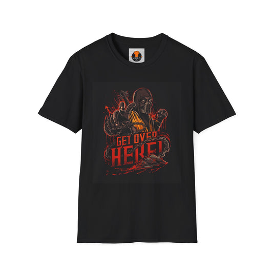 Get Over Here! Unisex Graphic Tee, Perfect Gift for Gamers, Unique Casual Wear, Streetwear, Trendy Fashion, T-Shirt for Every Occasion
