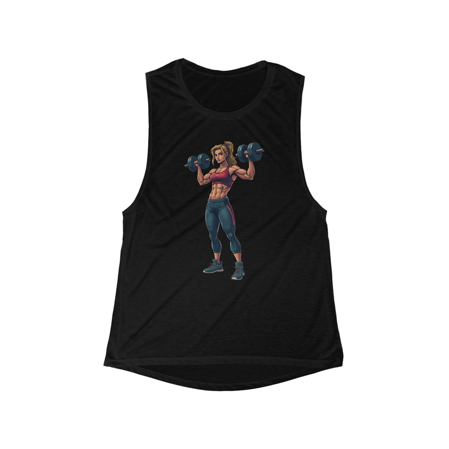 Women's Flowy Scoop Muscle Tank
