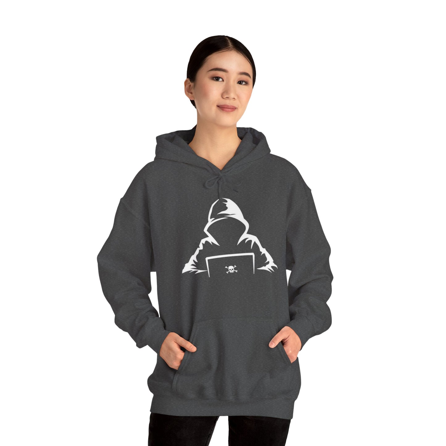 Cool Cyber Hoodie | Unisex Heavy Blend Sweatshirt, Gamer Gift, Tech Lover Apparel, Stylish Streetwear, Casual Comfort, Perfect for Events