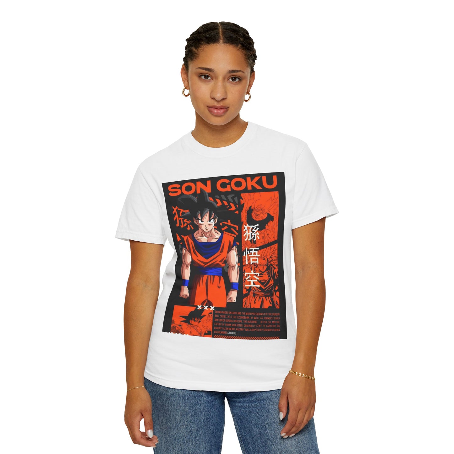 Dragon Ball Z Son Goku T-Shirt, Unisex Anime Tee, Manga Apparel, Gift for Fans, Casual Wear, Everyday Style
