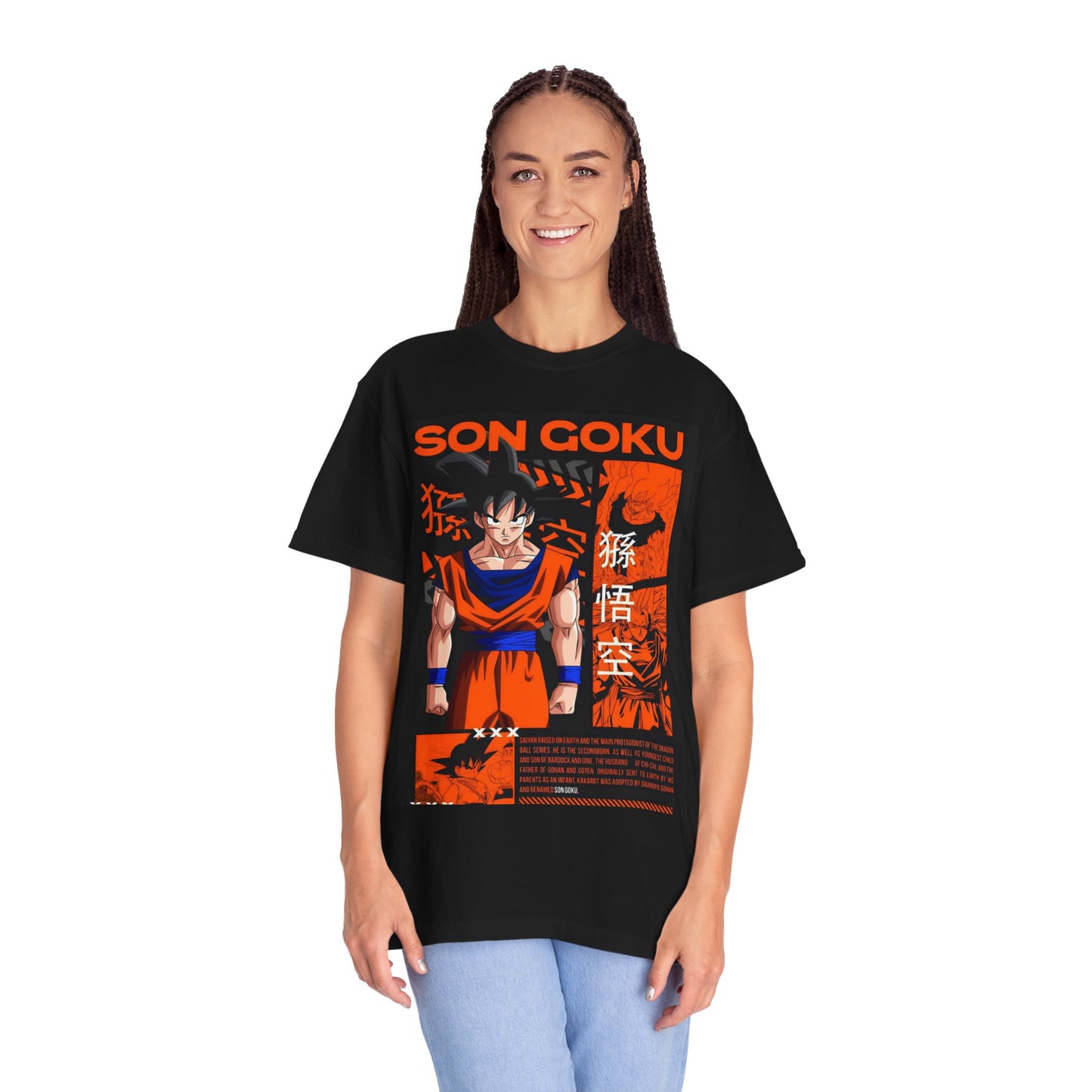 Dragon Ball Z Son Goku T-Shirt, Unisex Anime Tee, Manga Apparel, Gift for Fans, Casual Wear, Everyday Style
