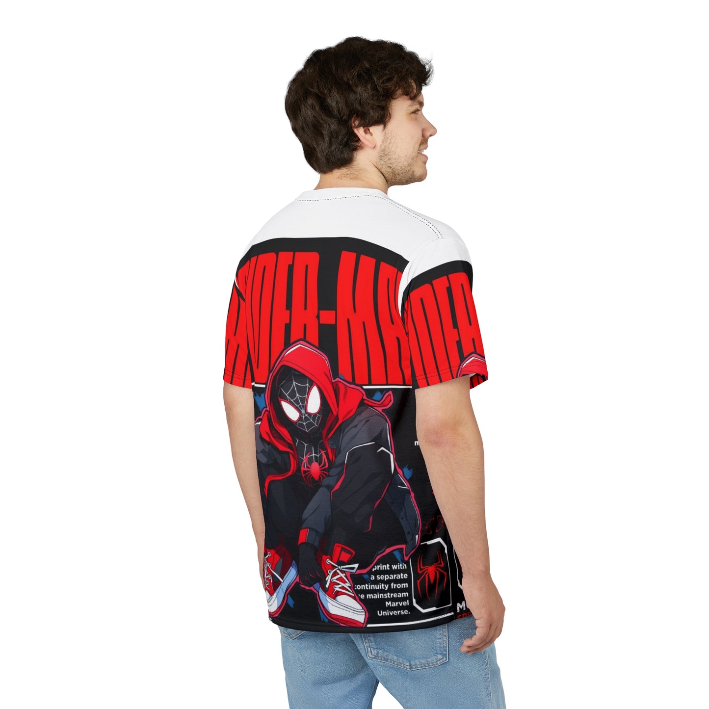 Spider-Man AOP Unisex Tee, Superhero T-Shirt, Comic Book Apparel, Gift for Fans, Youth & Adult Casual Wear