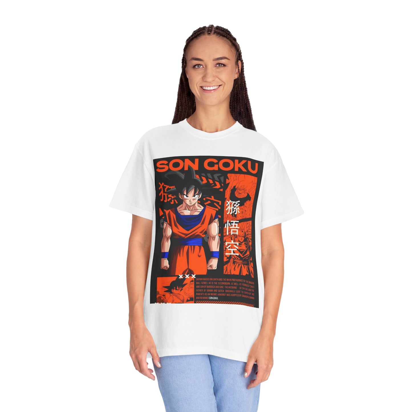 Dragon Ball Z Son Goku T-Shirt, Unisex Anime Tee, Manga Apparel, Gift for Fans, Casual Wear, Everyday Style