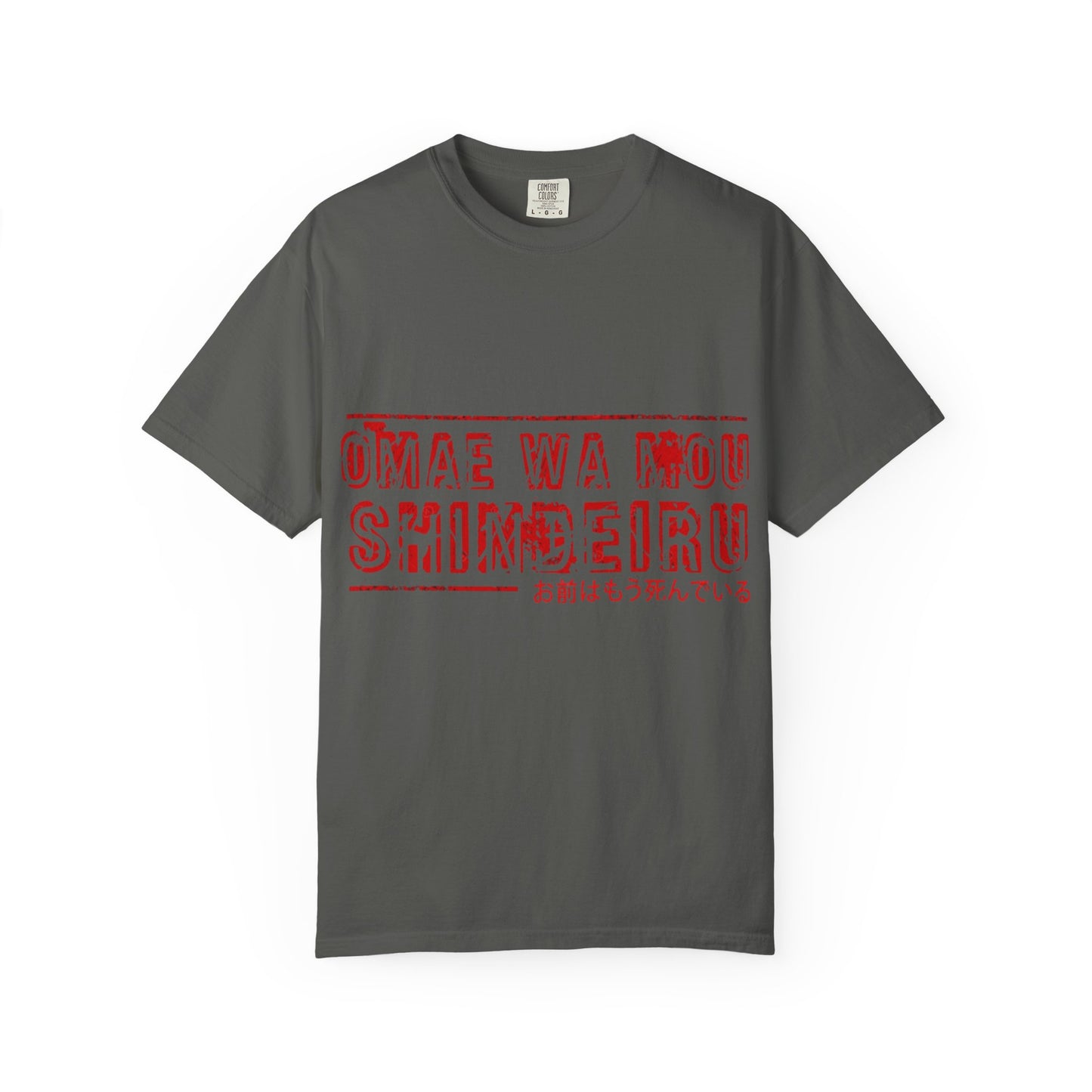 OMAE WA MOU SHINDEIRU Vintage-Inspired Unisex T-Shirt - , Gift for Anime Fans, Casual Wear, Street Style, Unique Graphic Tee