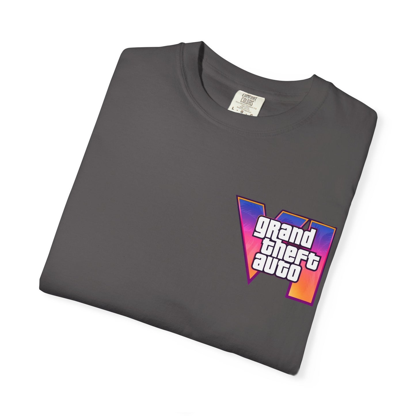 VICE CITY 6 VI Unisex T-Shirt - Gamer Tee, Video Game Gift, Casual Wear, Birthday Present, Graphic Tee