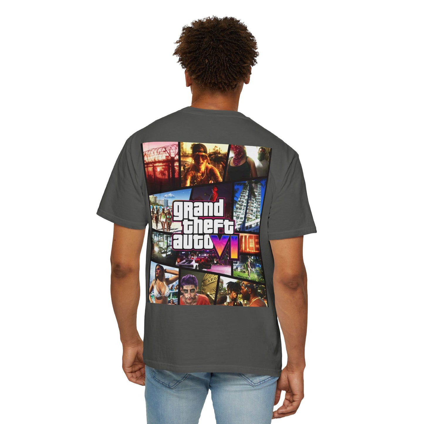 VICE CITY 6 VI Unisex T-Shirt - Gamer Tee, Video Game Gift, Casual Wear, Birthday Present, Graphic Tee