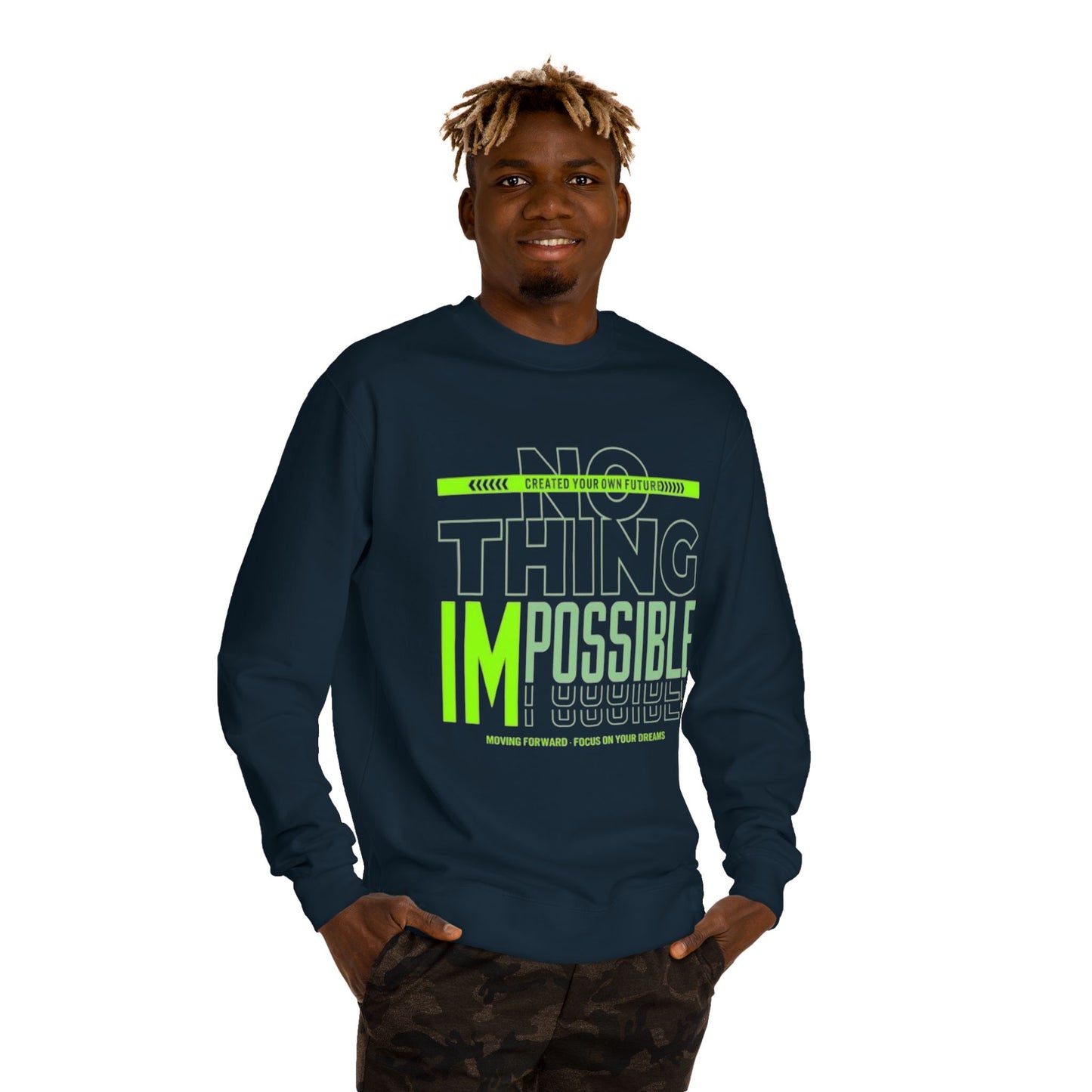 Inspirational Crew Neck Sweatshirt,Kratos Design, Motivation Gift, Unisex Sweatshirt, Gamer Apparel, , Cozy Casual Wear