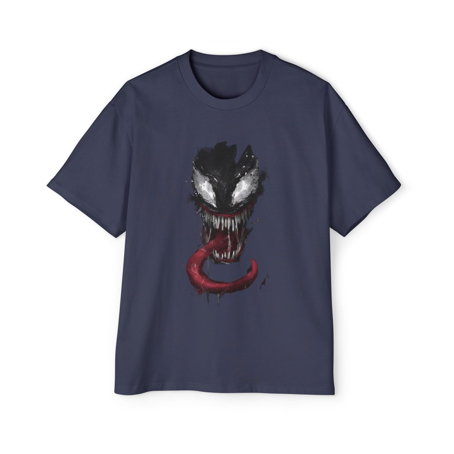 Men's Oversized Graphic Tee - Dark Arts Design, Casual Streetwear, Perfect for Halloween, Comic Fans, Everyday Wear