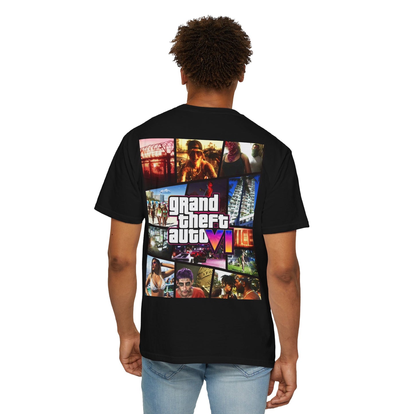 VICE CITY 6 VI Unisex T-Shirt - Gamer Tee, Video Game Gift, Casual Wear, Birthday Present, Graphic Tee