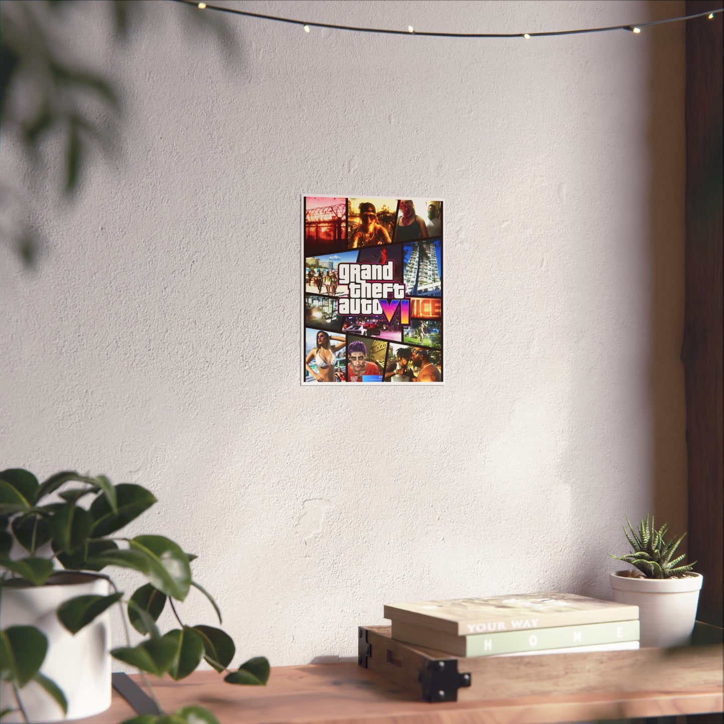 Return to Vice 6 – Fan Art Poster | Gaming Wall Decor, Video Game Art Print, Gamer Gift, Pop Culture Artwork, Movie Room Decor