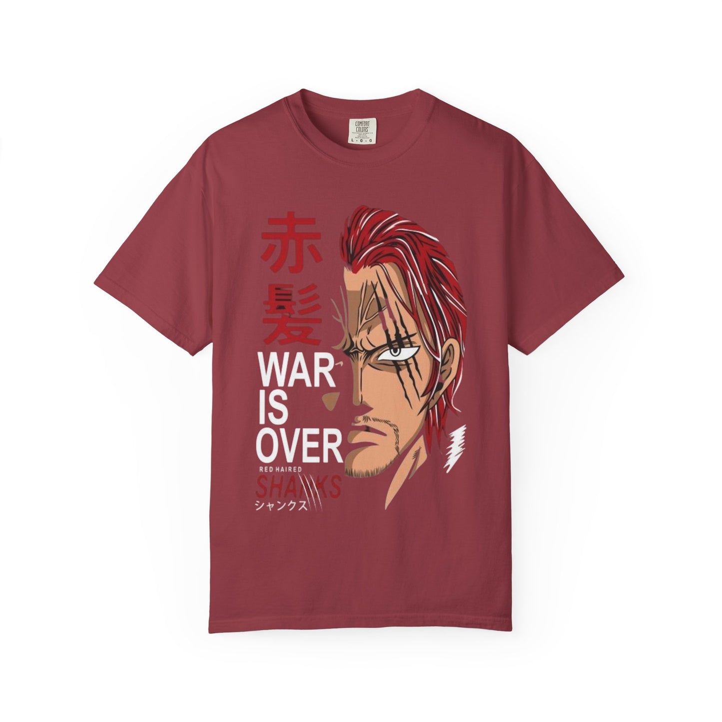Unisex Anime War is Over T-shirt with Bold Message - Perfect for Fans, Gifts, Events, Merch, Streetwear, and Casual Wear