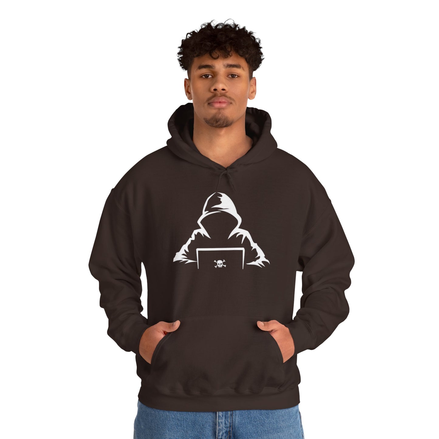 Cool Cyber Hoodie | Unisex Heavy Blend Sweatshirt, Gamer Gift, Tech Lover Apparel, Stylish Streetwear, Casual Comfort, Perfect for Events