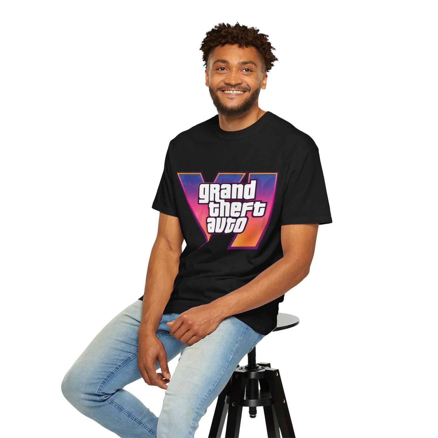 Vice City 6 Tee – VI Inspired Tshirt | Unisex Gamer Tee, Gift for Gamers, Casual Streetwear, Video Game Apparel, Game Night Must-Have