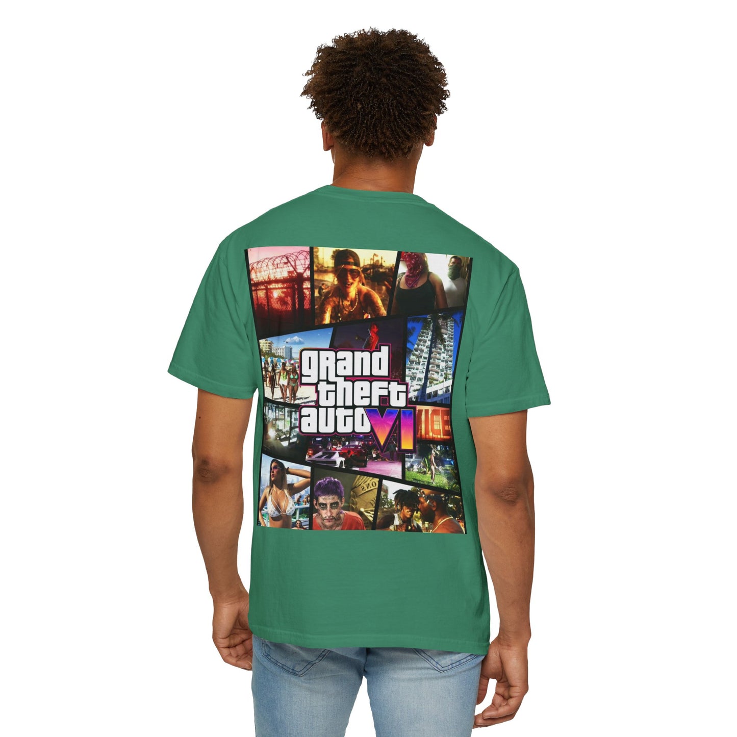 VICE CITY 6 VI Unisex T-Shirt - Gamer Tee, Video Game Gift, Casual Wear, Birthday Present, Graphic Tee