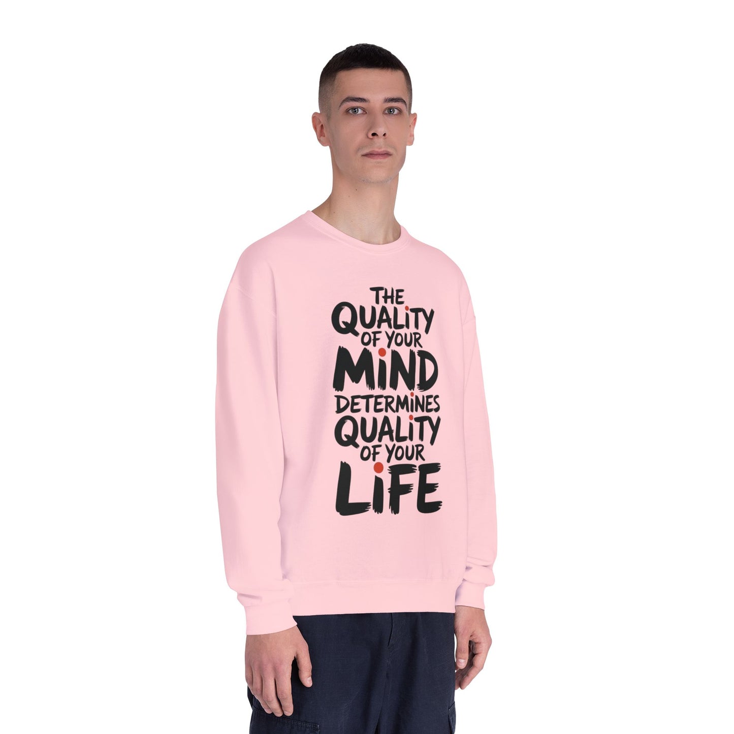 Unisex Motivational Crewneck Sweatshirt | Inspirational Gift, Cozy Loungewear, Mindfulness Clothing, Self-Care Apparel, Positive Vibes