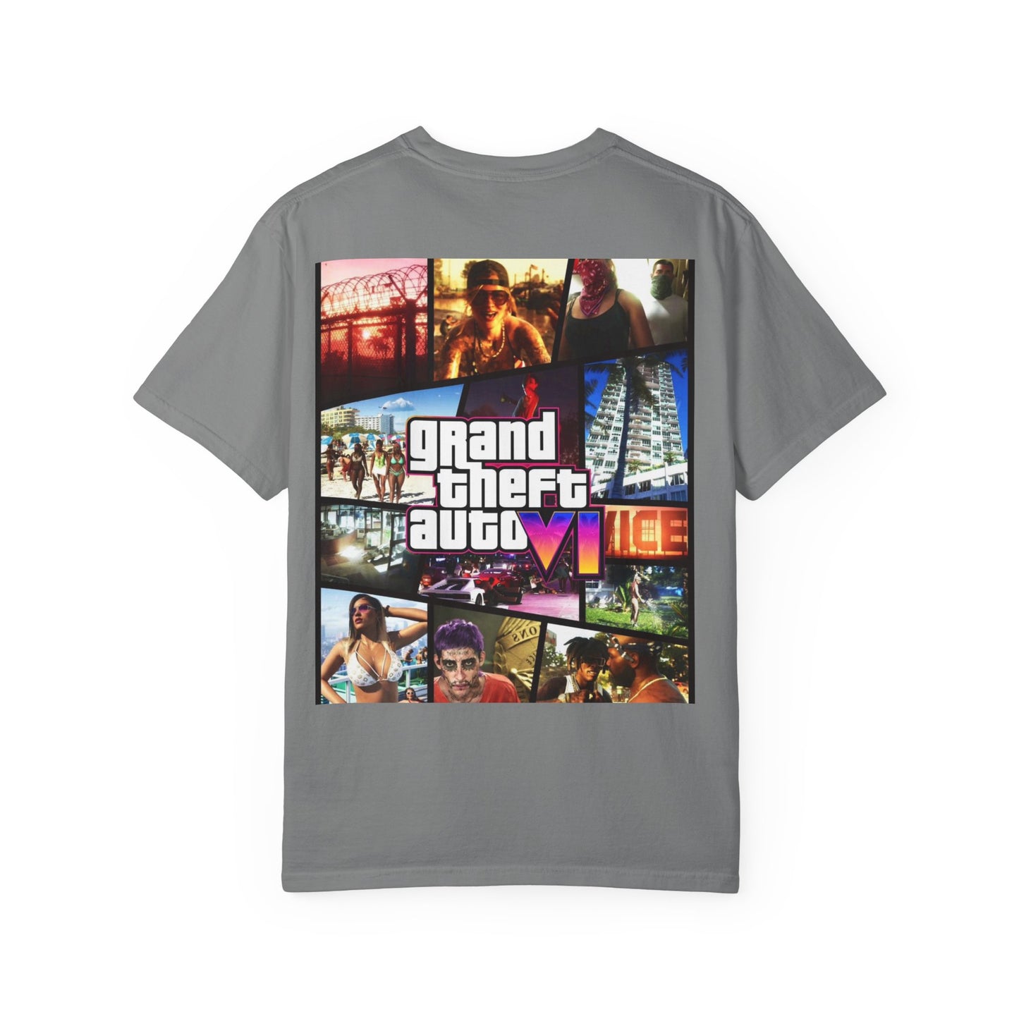 VICE CITY 6 VI Unisex T-Shirt - Gamer Tee, Video Game Gift, Casual Wear, Birthday Present, Graphic Tee