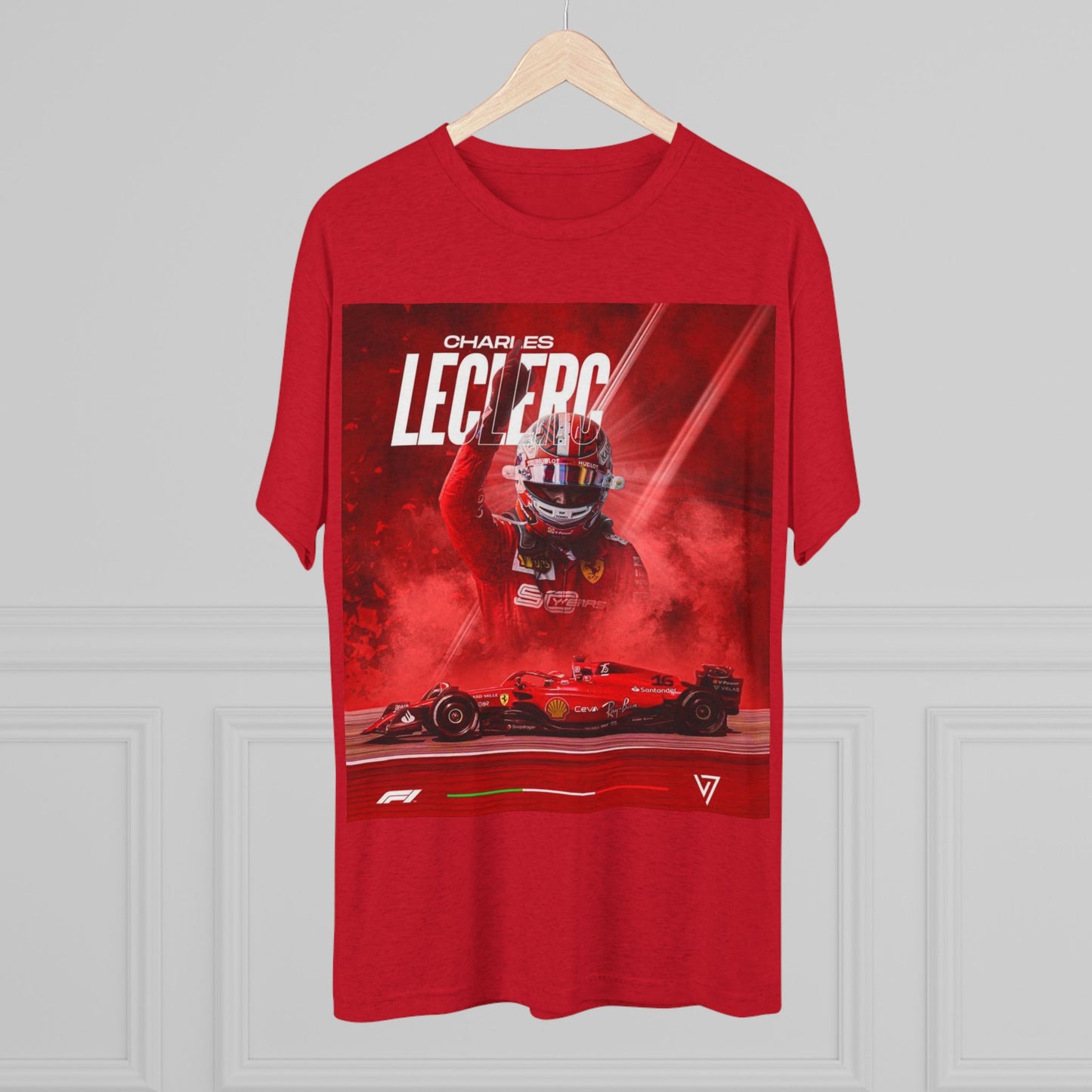 Charles Leclerc Graphic Shirt, Car Racing Gift, Motorsports Apparel, Sports Enthusiast Top, Unique Race Day Tee