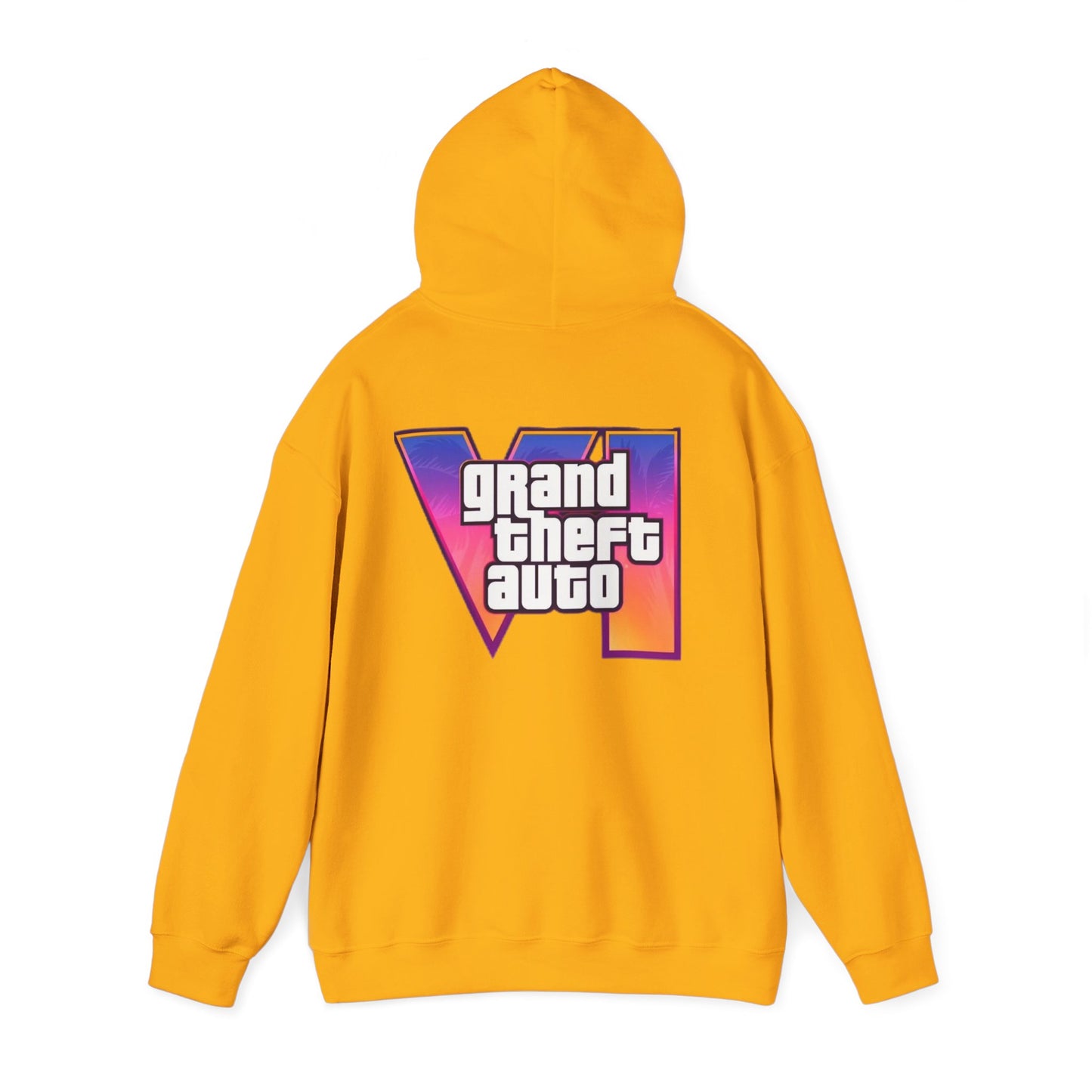 Gamer Hooded Sweatshirt | Unisex Heavy Blend™ | Retro Gaming Apparel, Gamer Gift, Video Game Hoodie, Grand Theft Auto Merch, Casual Wear