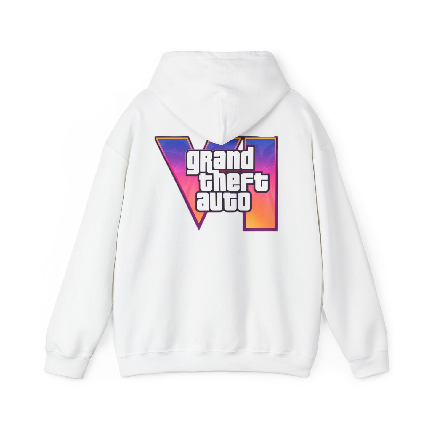Gamer Hooded Sweatshirt | Unisex Heavy Blend™ | Retro Gaming Apparel, Gamer Gift, Video Game Hoodie, Grand Theft Auto Merch, Casual Wear
