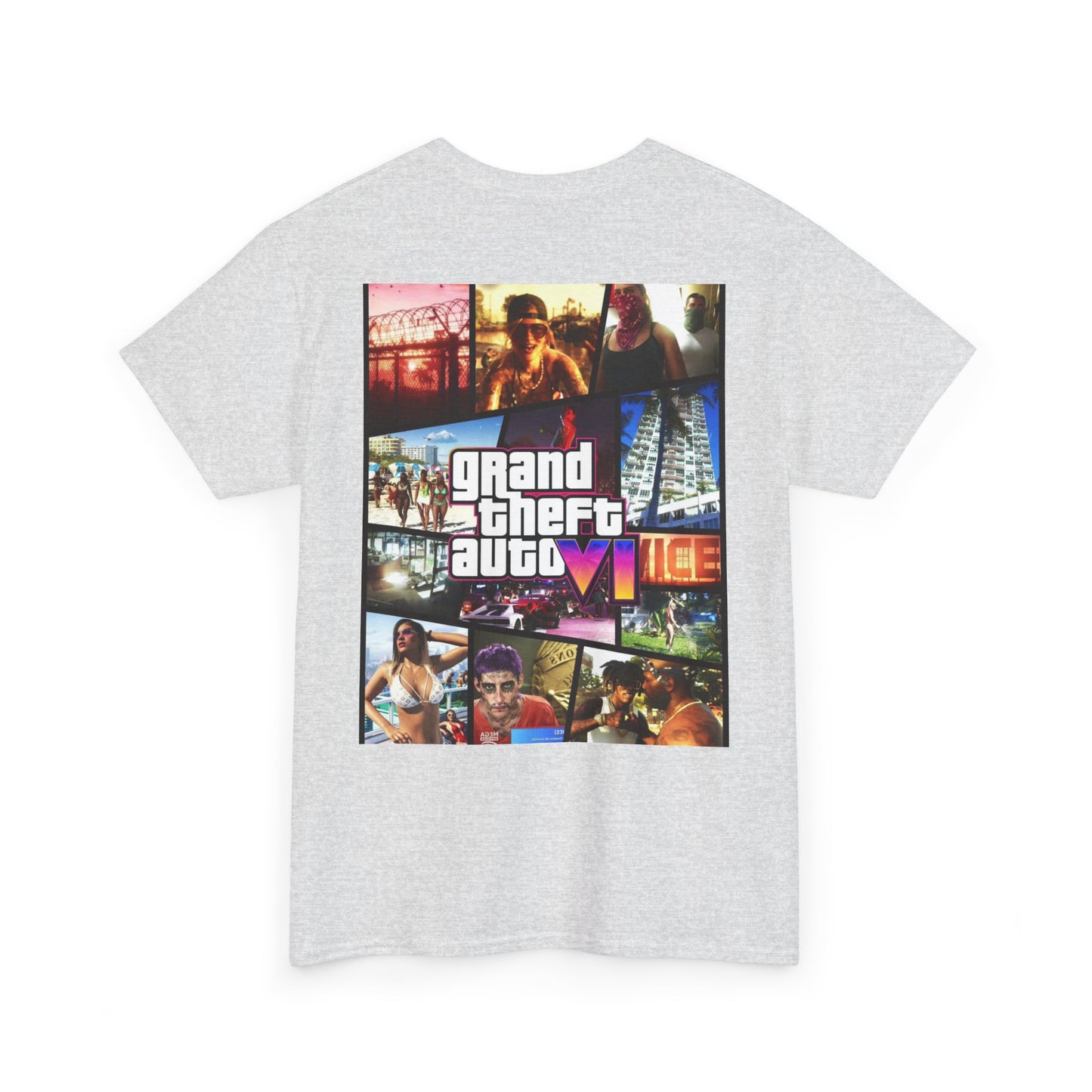 Vice City 6 Legends Tee – Duo Drop Unisex Heavy Cotton Tee, Gamer Shirt, Video Game Apparel, Retro Gaming Merchandise, Unique Gift for Gamers