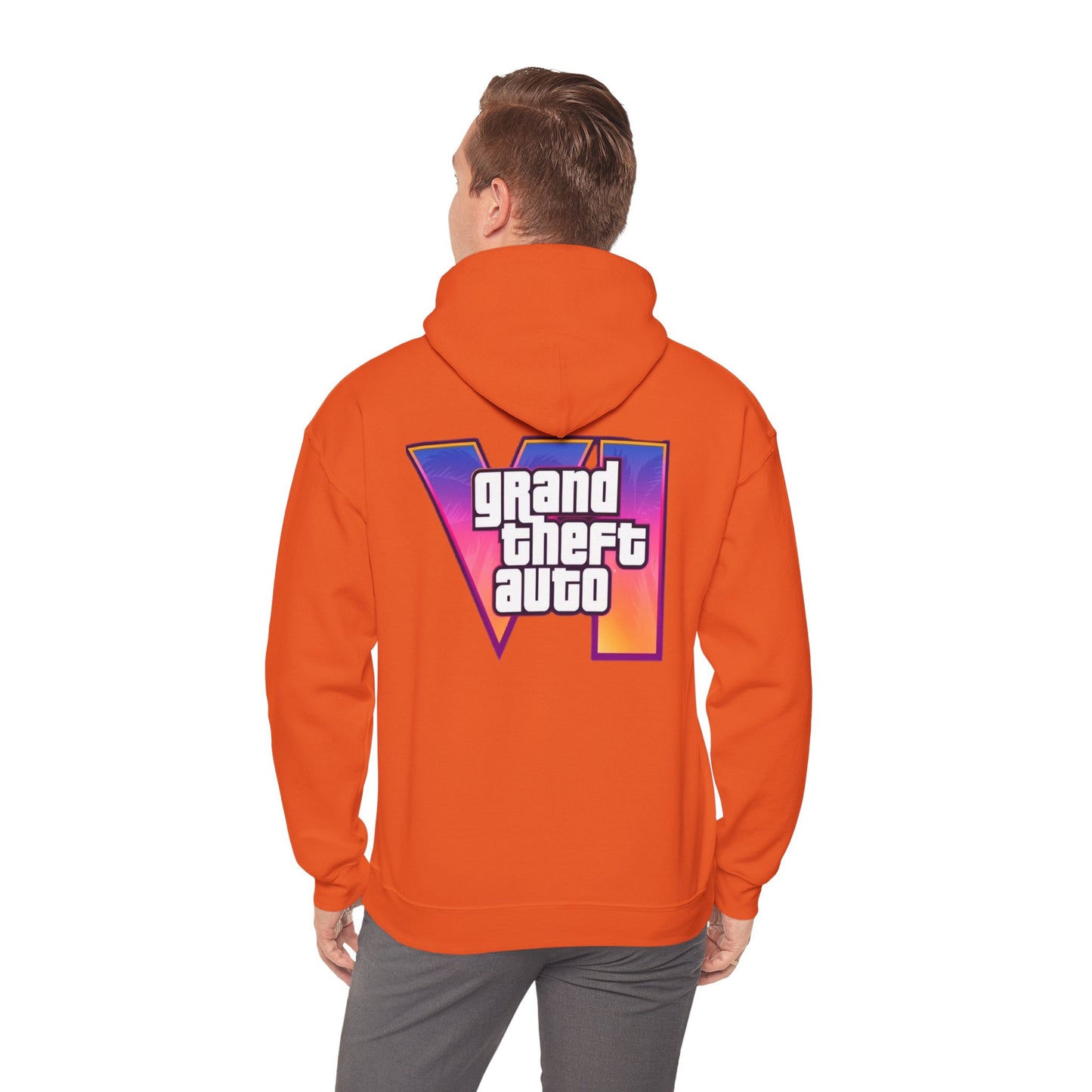 Gamer Hooded Sweatshirt | Unisex Heavy Blend™ | Retro Gaming Apparel, Gamer Gift, Video Game Hoodie, Grand Theft Auto Merch, Casual Wear