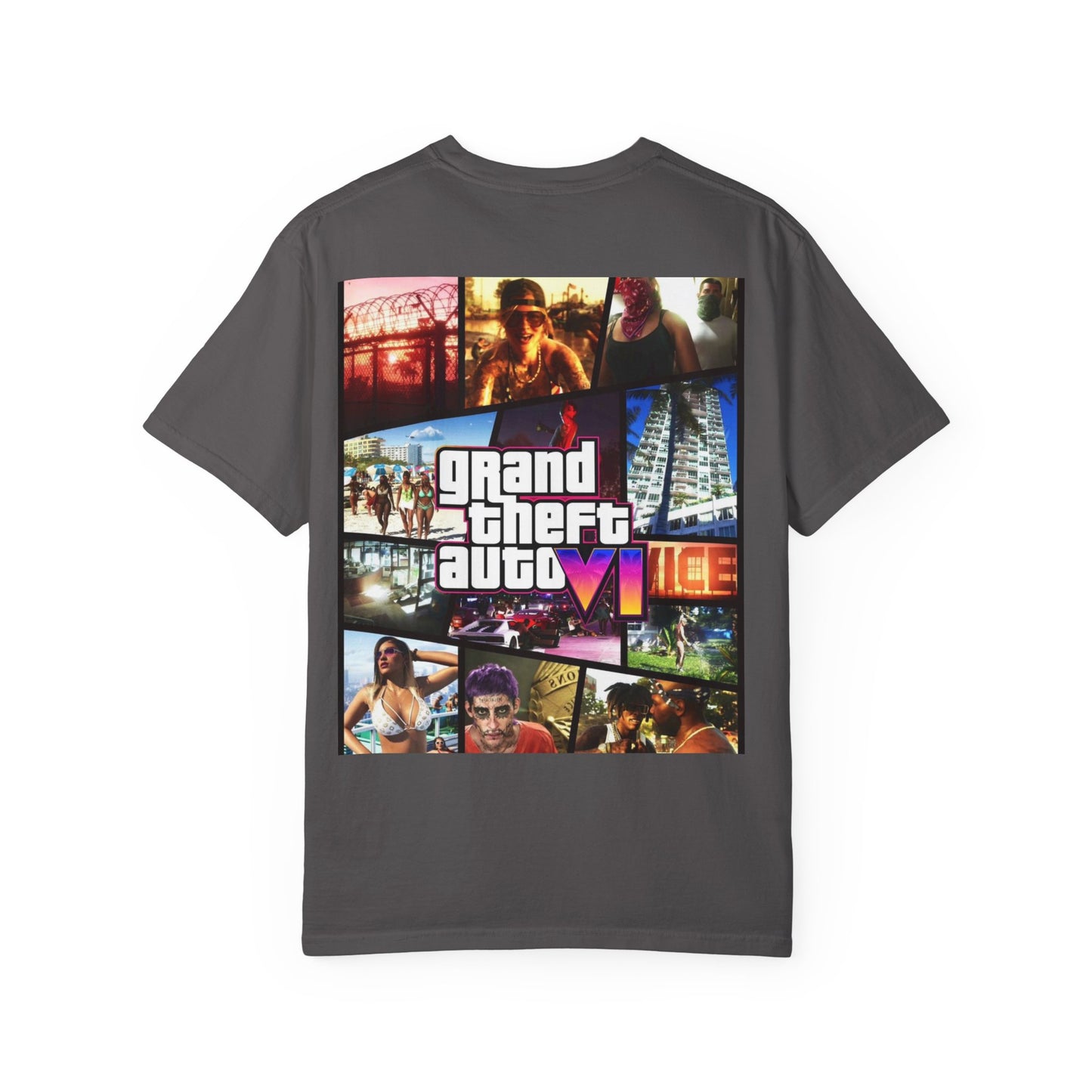 VICE CITY 6 VI Unisex T-Shirt - Gamer Tee, Video Game Gift, Casual Wear, Birthday Present, Graphic Tee
