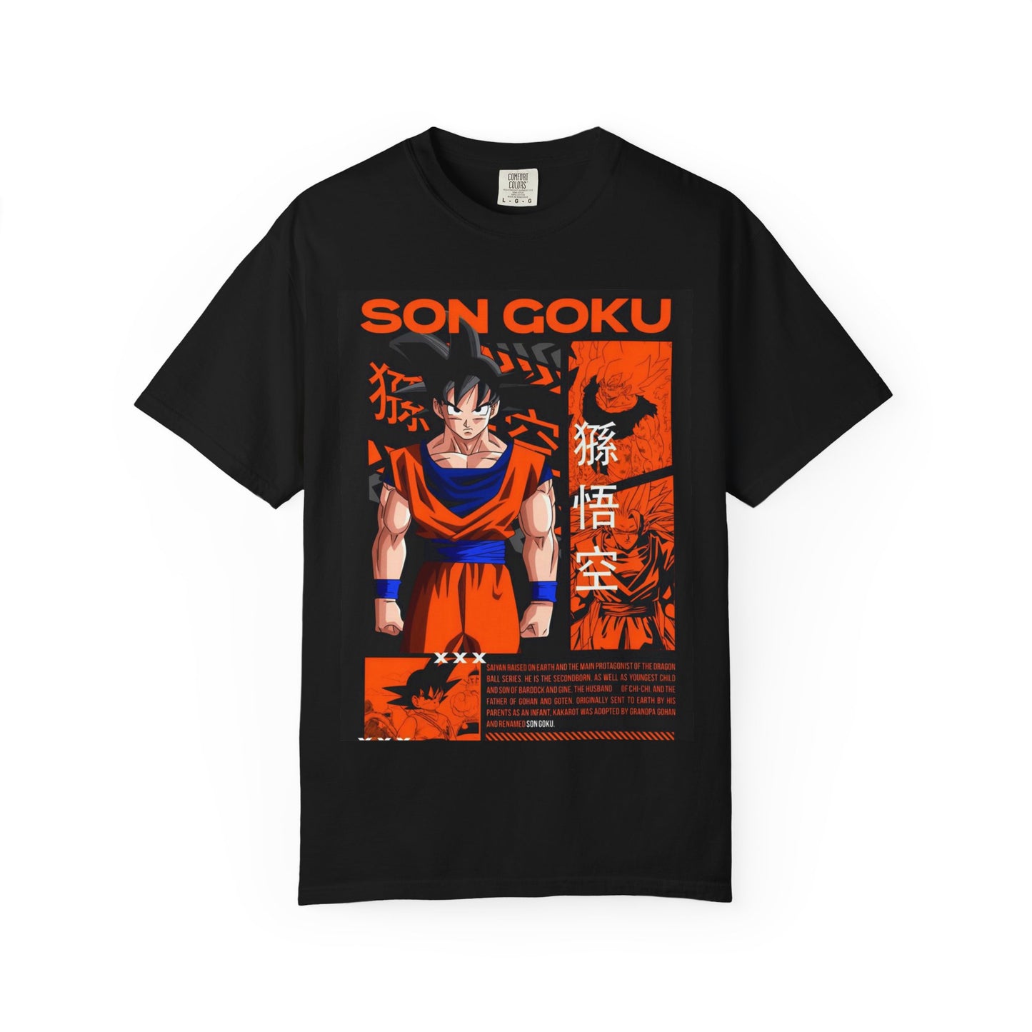 Dragon Ball Z Son Goku T-Shirt, Unisex Anime Tee, Manga Apparel, Gift for Fans, Casual Wear, Everyday Style