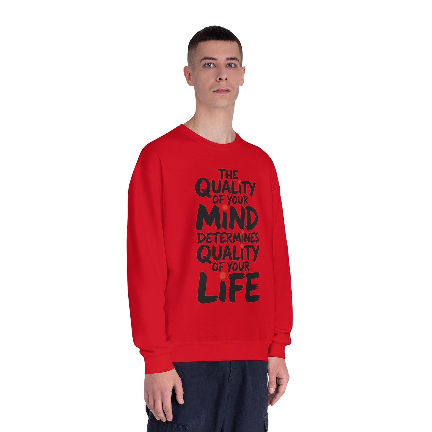 Unisex Motivational Crewneck Sweatshirt | Inspirational Gift, Cozy Loungewear, Mindfulness Clothing, Self-Care Apparel, Positive Vibes