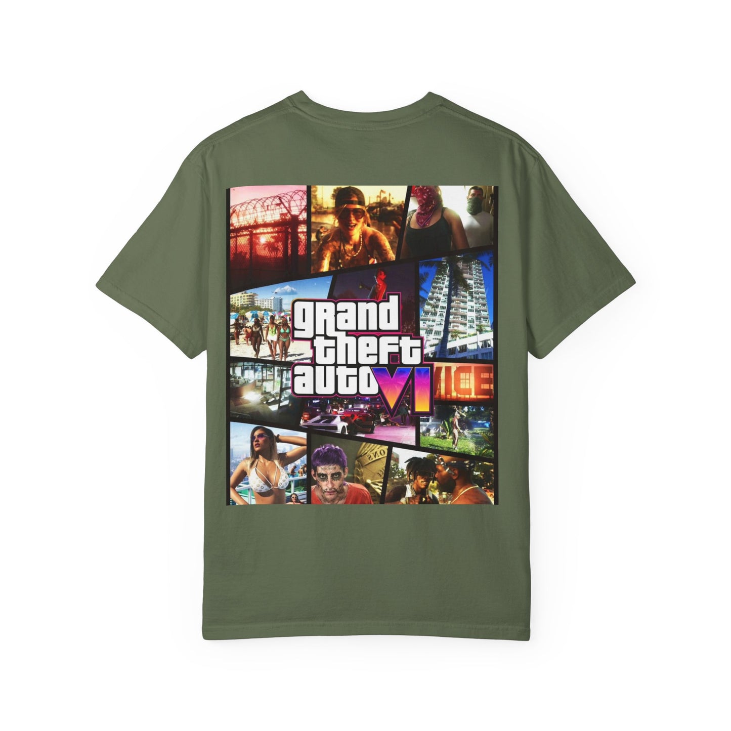 VICE CITY 6 VI Unisex T-Shirt - Gamer Tee, Video Game Gift, Casual Wear, Birthday Present, Graphic Tee