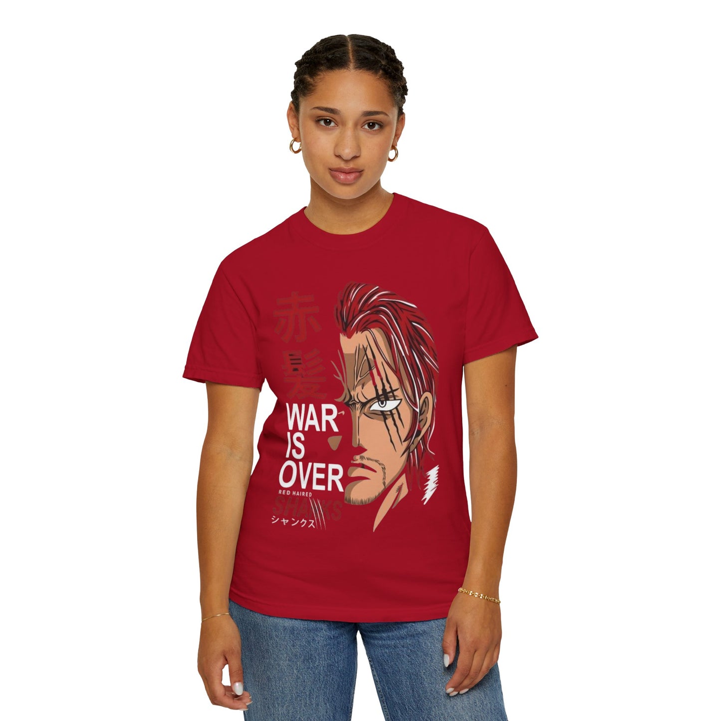 Unisex Anime War is Over T-shirt with Bold Message - Perfect for Fans, Gifts, Events, Merch, Streetwear, and Casual Wear