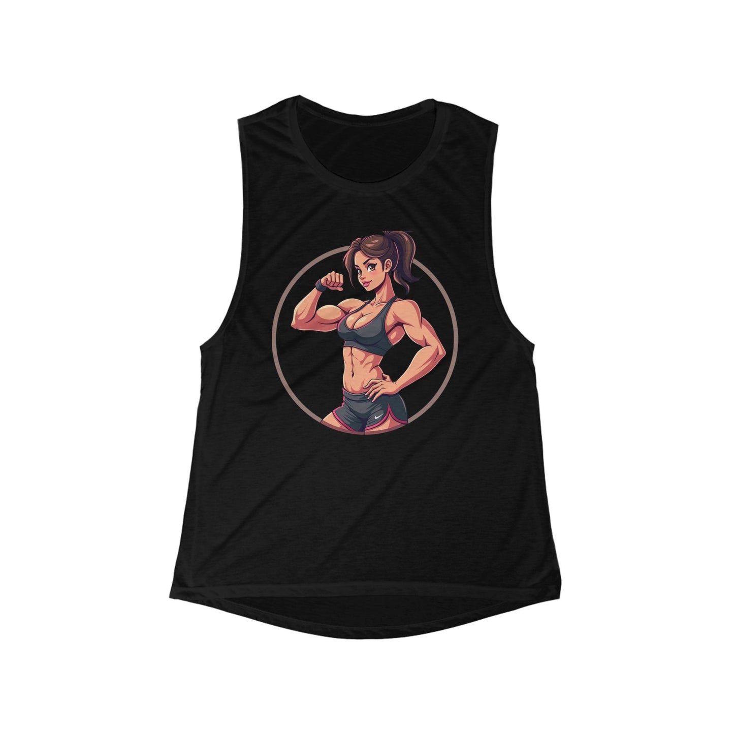 Women's Flowy Scoop Muscle gym Tank